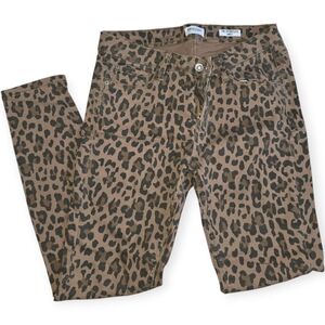 💙Kensie Leopard Print Pants - Brown and Black☆